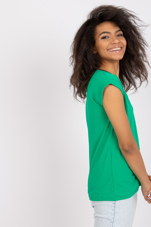 Zelené tričko basic Atlanta RUE PARIS