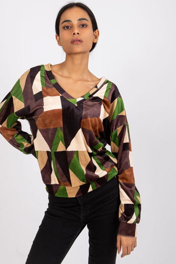 Hnědo-khaki vzorovaná... 2