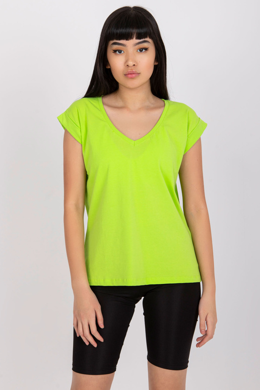 Fluo zelené tričko basic Atlanta RUE...