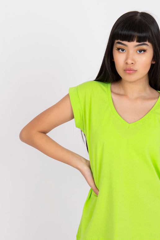 Fluo zelené tričko basic Atlanta RUE...