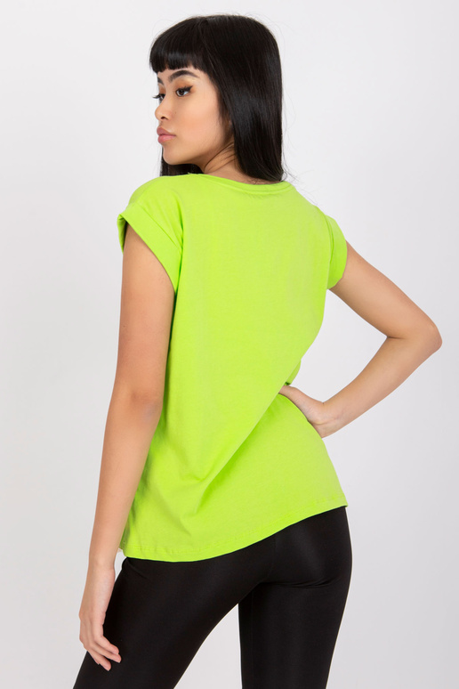Fluo zelené tričko basic Atlanta RUE...