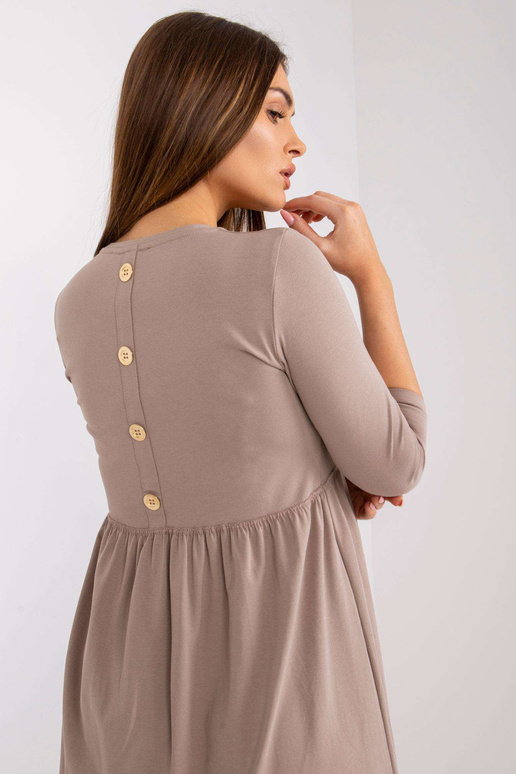 Šaty-RV-SK-7554.74P-tmavě béžové
