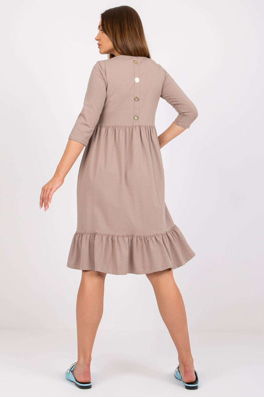 Šaty-RV-SK-7554.74P-tmavě béžové