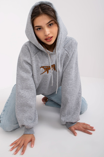 Šedá dámská mikina Melange... 2