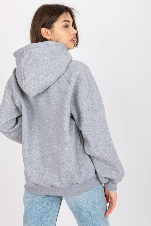 Šedá dámská mikina Melange Mikina...
