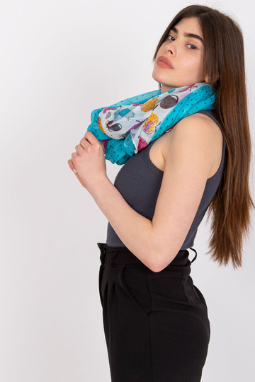 Bílá a modrá zavinovačka s...