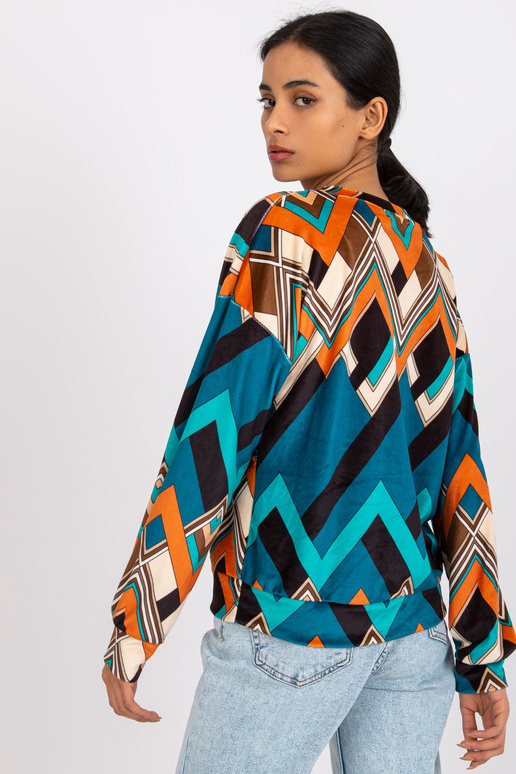 Halenka z mořského oranžového veluru... Halenka z mořského oranžového veluru...