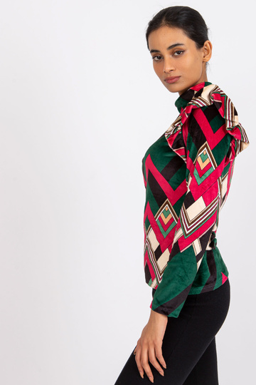 Zelenorůžová vzorovaná... 2