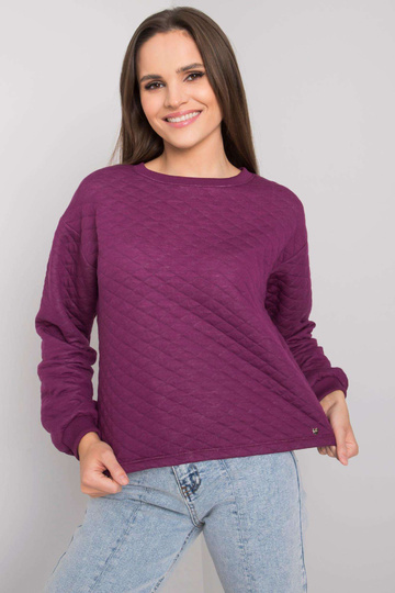 Fialová prošívaná mikina... 2