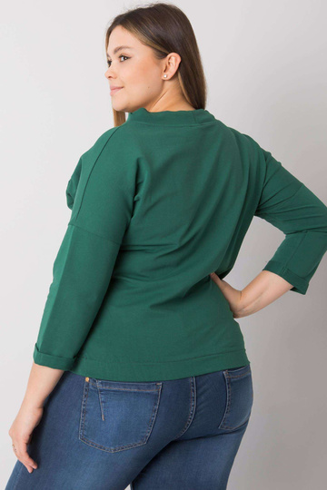 Tmavě zelená mikina... 2