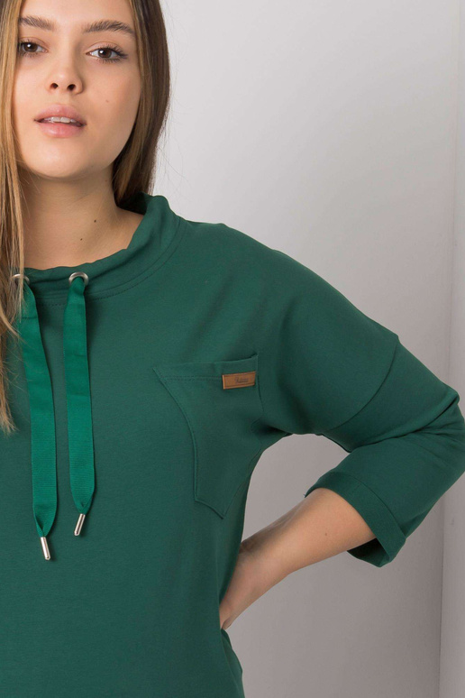 Tmavě zelená mikina Pasadena plus...