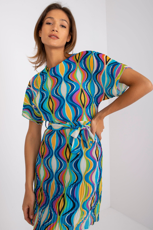 Modré minišaty Marianne s krátkým...