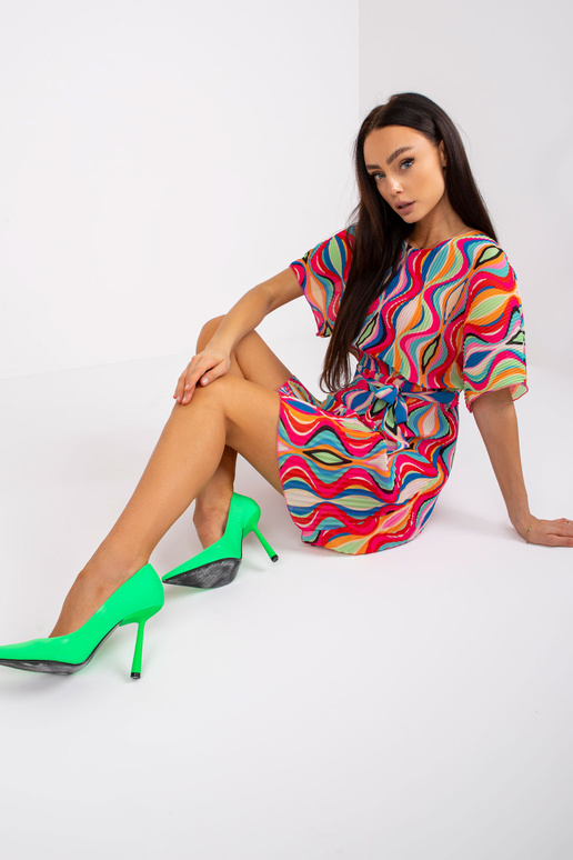 Růžové mini šaty Marianne