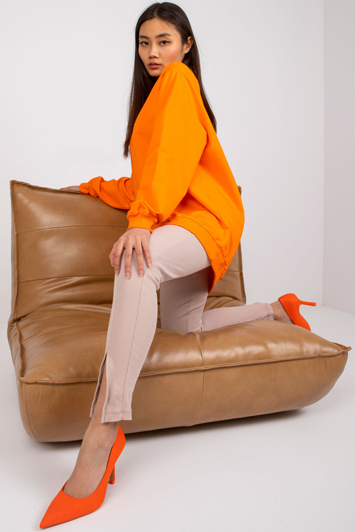 Oranžová mikina Basic Twist
