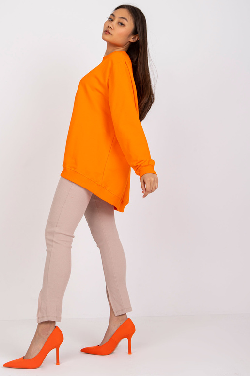 Oranžová mikina Basic Twist
