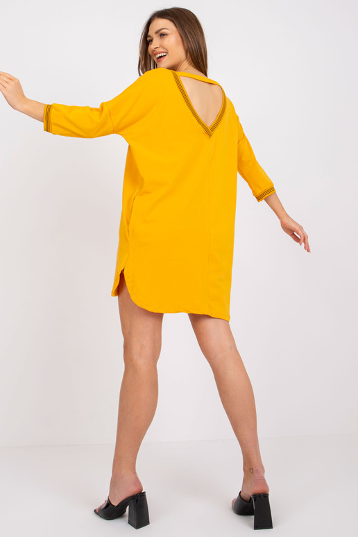 Bledě oranžové mikinové šaty Nova RUE...