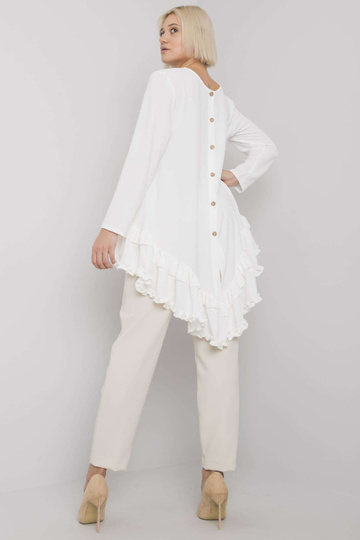 Bílá halenka s volánem...