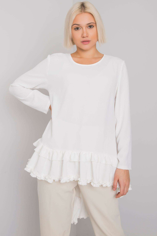 Bílá halenka s volánem Tracy RUE PARIS