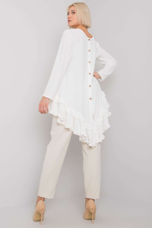 Bílá halenka s volánem Tracy RUE PARIS