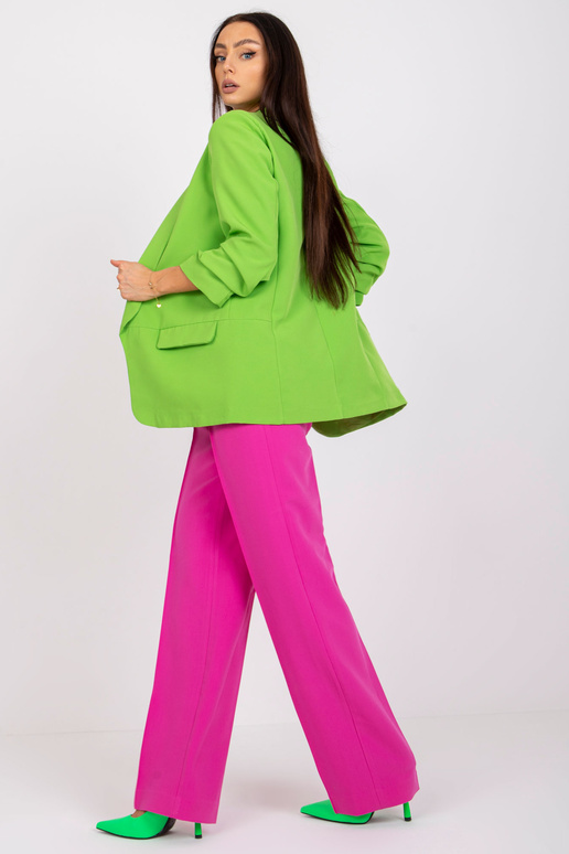 Světle zelený dámský blejzr bez...