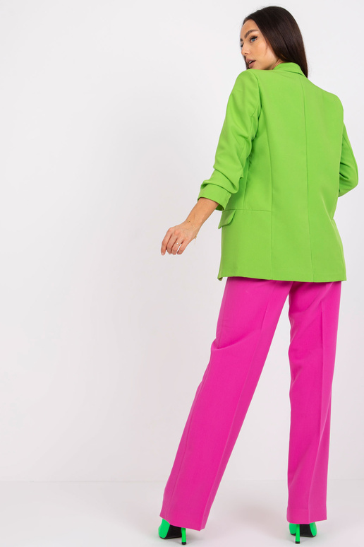 Světle zelený dámský blejzr bez...