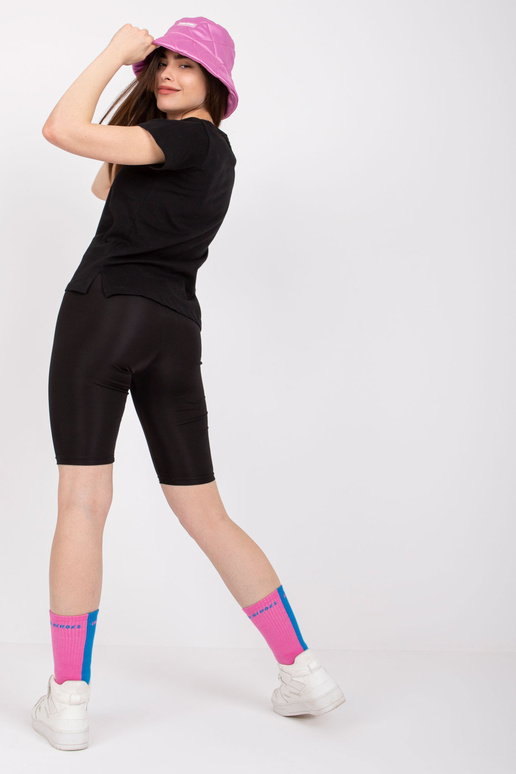 Černé dámské tričko z bavlny Salina...