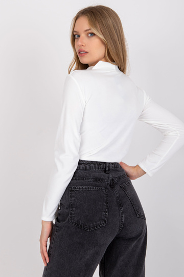 Bílá velurová halenka se... 2