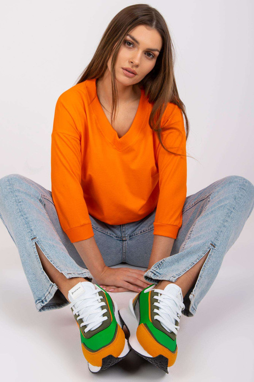 Oranžová halenka basic Oliwia
