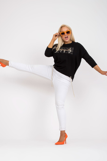 Černá bavlněná halenka... 2