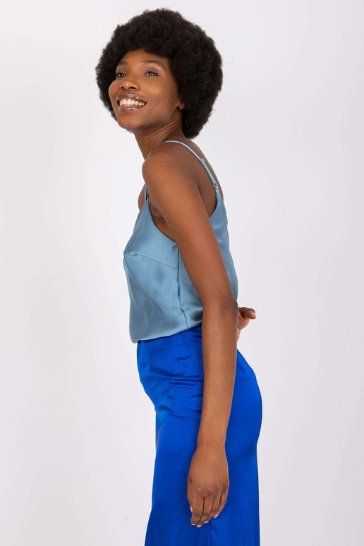 Modrý top na nastavitelná ramínka...