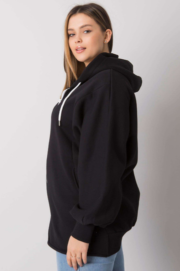 Mikina Ella Black Plus Size 2