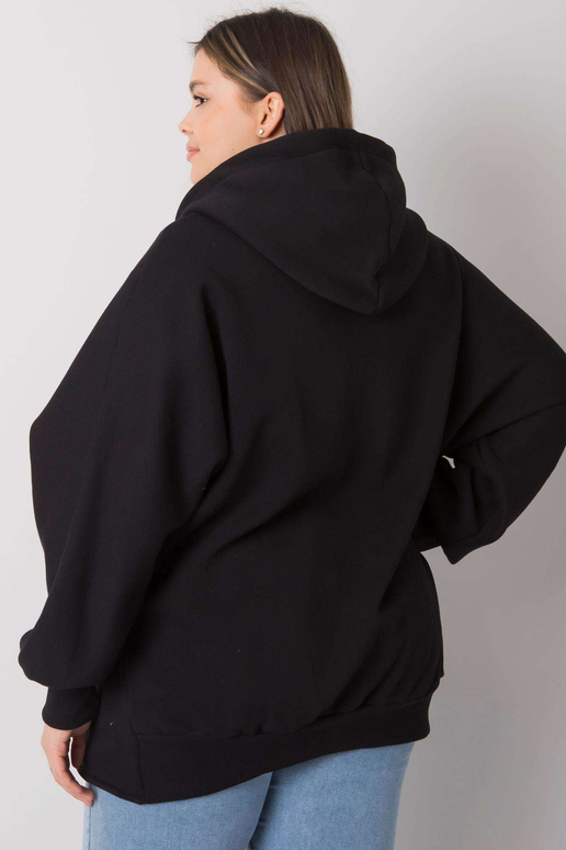 Mikina Ella Black Plus Size