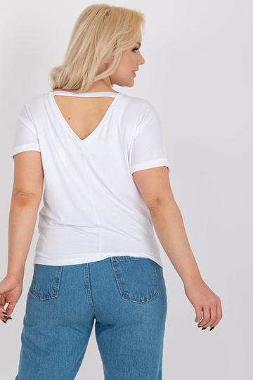 Bílá nadměrná halenka s...