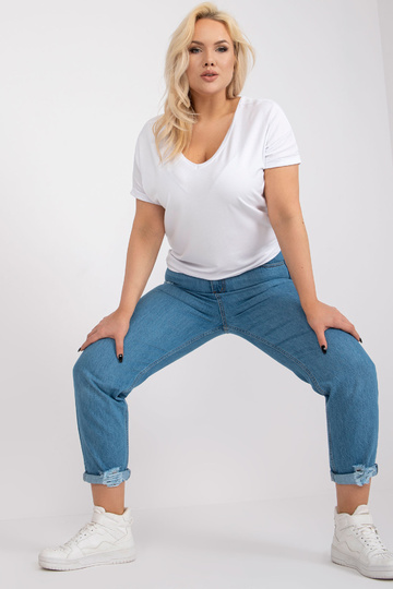 Bílá nadměrná halenka s... 2