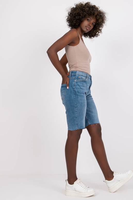 Modré džínové šortky SUBLEVEL ke kolenům