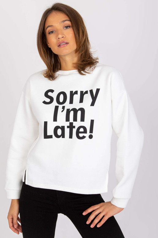 Ecru mikina s titulky Francisco