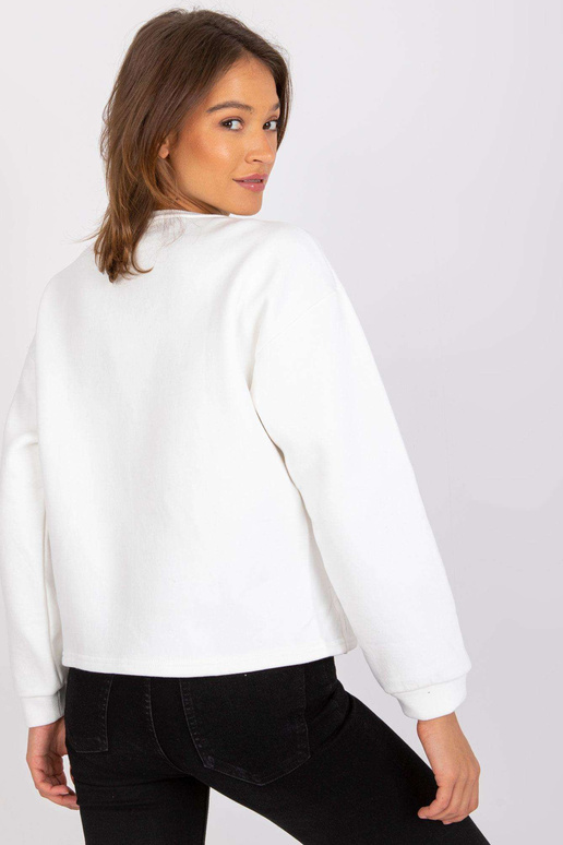 Ecru mikina s titulky Francisco