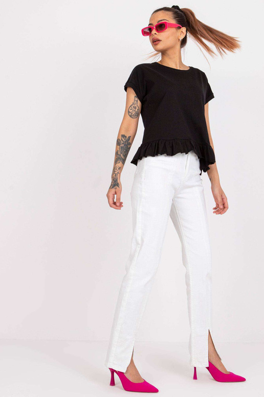 Černé bavlněné tričko Hierro MAYFLIES...