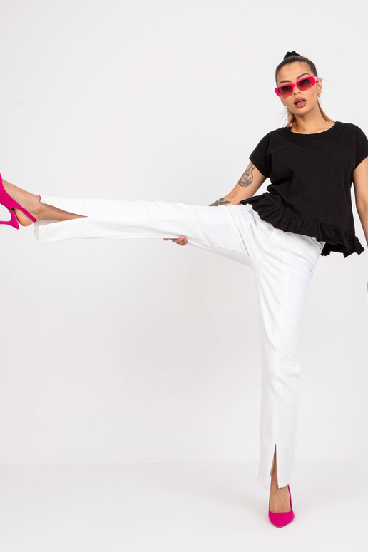 Černé bavlněné tričko Hierro MAYFLIES...