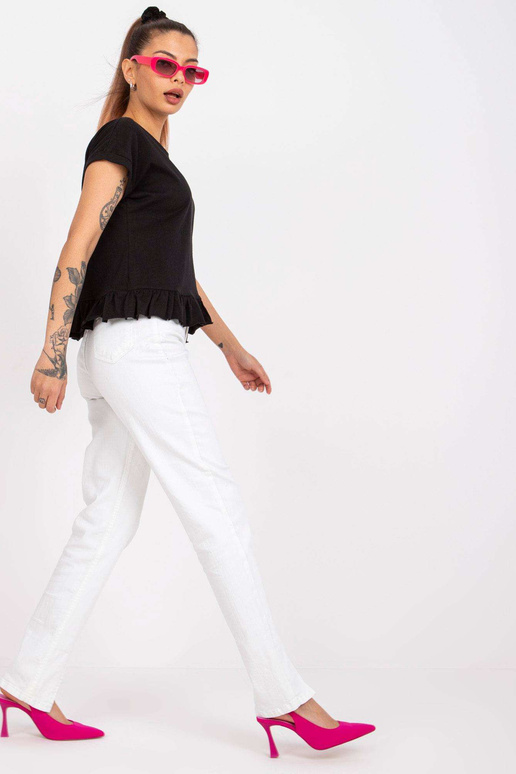 Černé bavlněné tričko Hierro MAYFLIES...