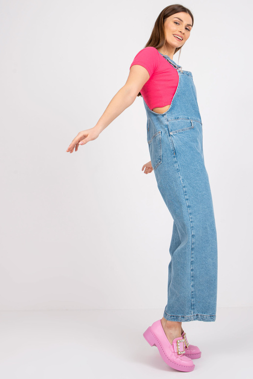 Světle modrá džínová kombinéza pro...