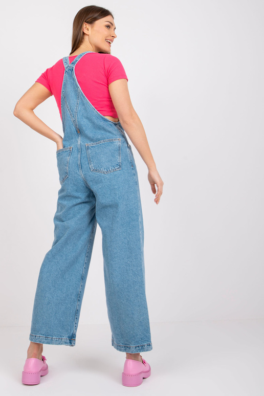Světle modrá džínová kombinéza pro...