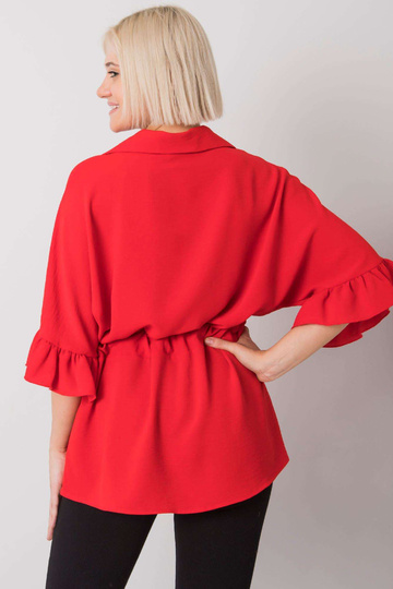 Červená halenka se...