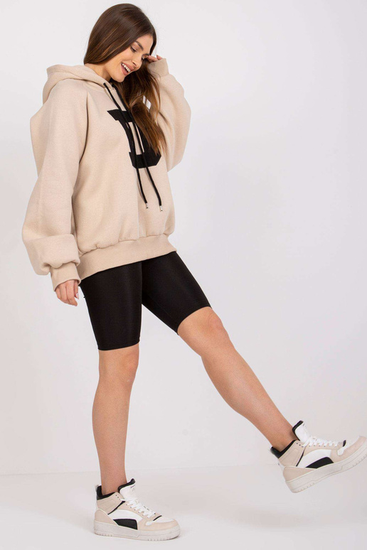 Béžová bavlněná mikina Valeria