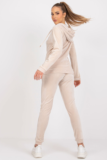 Světle béžový velurový set... 2