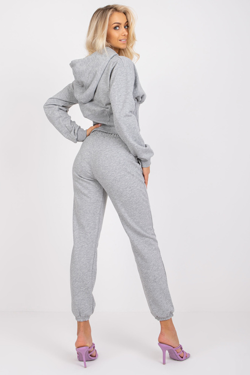 Set mikiny šedé Neele Bavlněné Melange