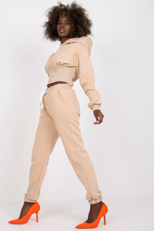 Béžová základní tepláková souprava z...