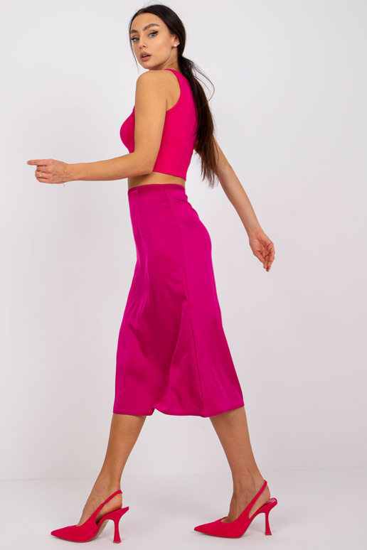 Fuchsiová hladká sukně Terrassa RUE...