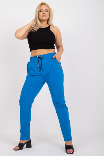 Modré tepláky Plus Size... 2