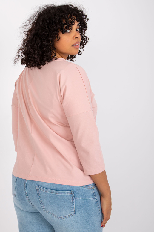 Špinavě růžová halenka větší...